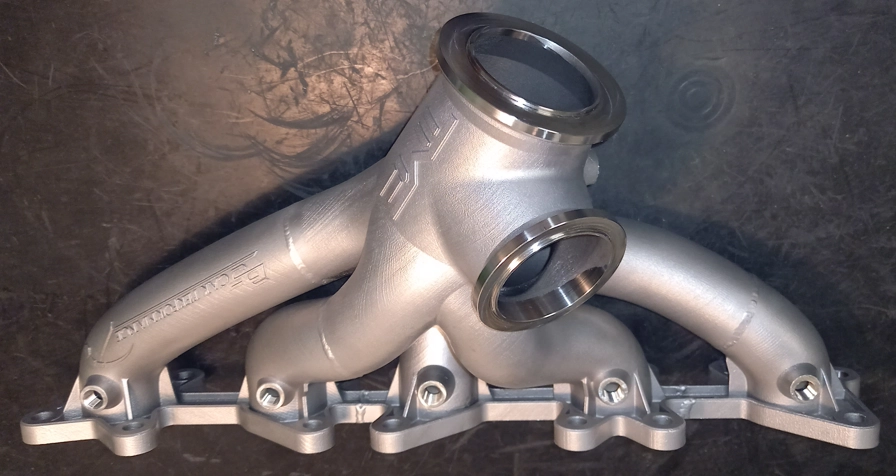 collecteur 5 cylindres Audi 20V 3d métal fred sas